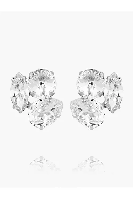 Caroline Svedbom Jolie Earrings Rhodium Crystal øredobber 1