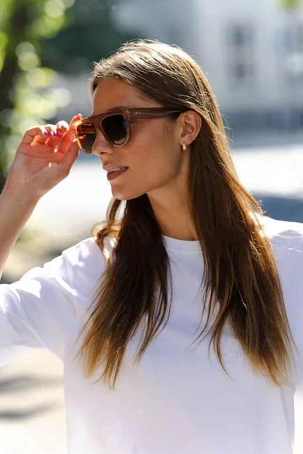 Otra Eyewear Elio Toffee/Brown solbriller 5
