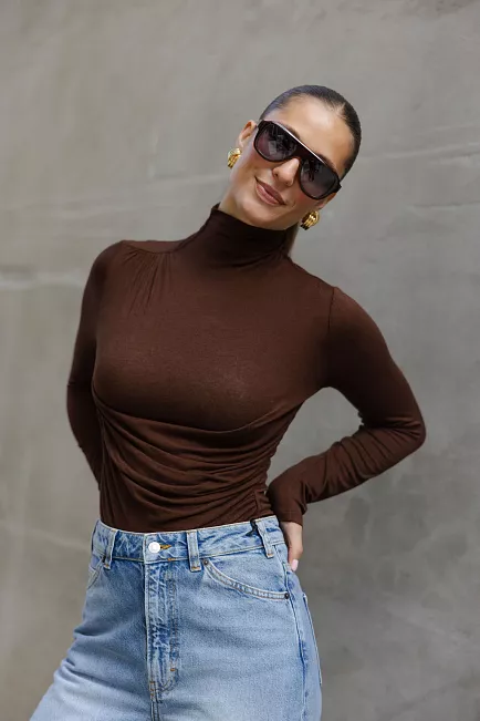 Viveh Alcor Blouse Walnut genser 2