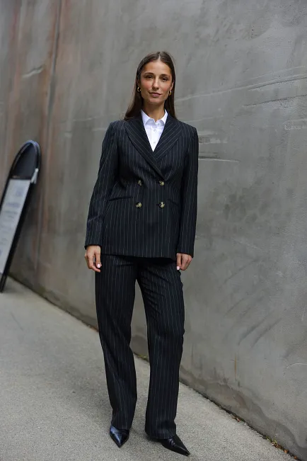  SAND Solene Blazer Graphite Grey dressjakke 2