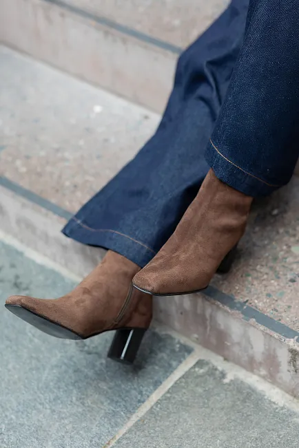 atp atelier Praia Walnut Suede Boots ankelstøletter 