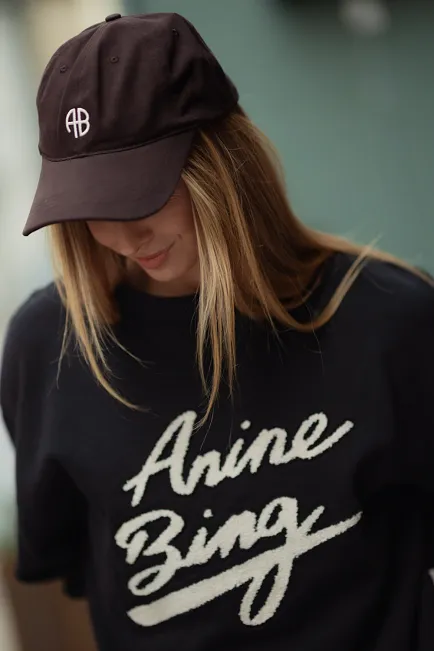 Anine Bing Jeremy Baseball Cap AB Deep Brown caps