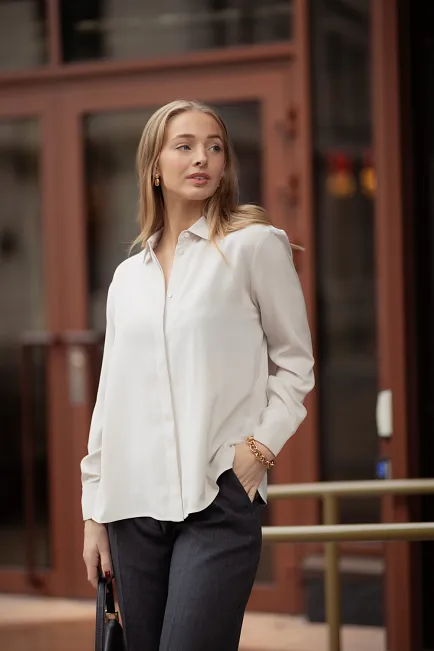 Max mara Arold Shirt Ivory skjorte. 2