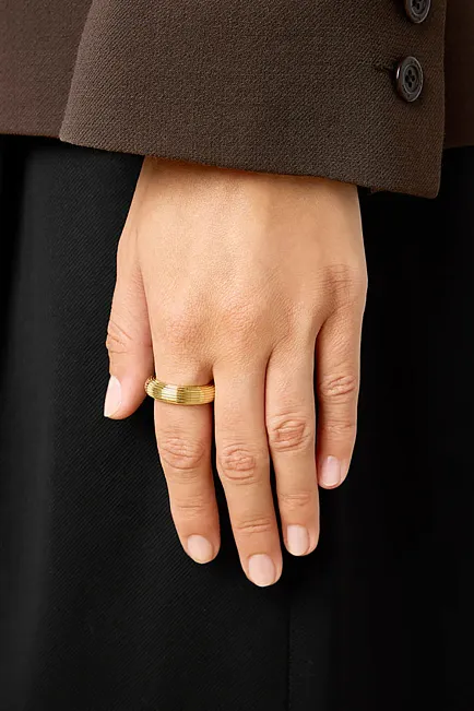 Lie Studio The Amelia Ring Gold ring 