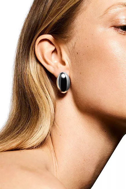 Lie Studio The Camille Earrings Silver øredobber
