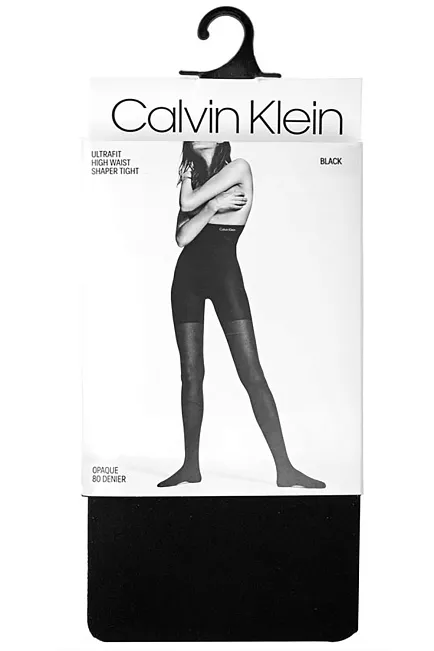 Calvin Klein Ultra Fit 80 Høy Sort strømpebukse