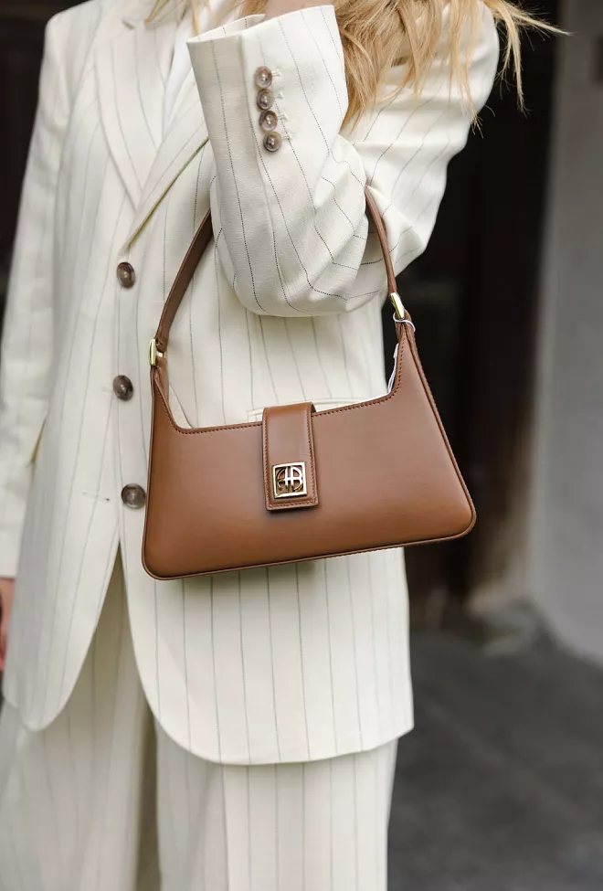 Anine Bing Lou Shoulder Bag Cognac skulderveske  4