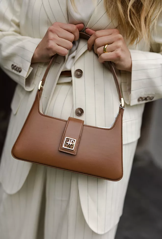 Anine Bing Lou Shoulder Bag Cognac skulderveske 5