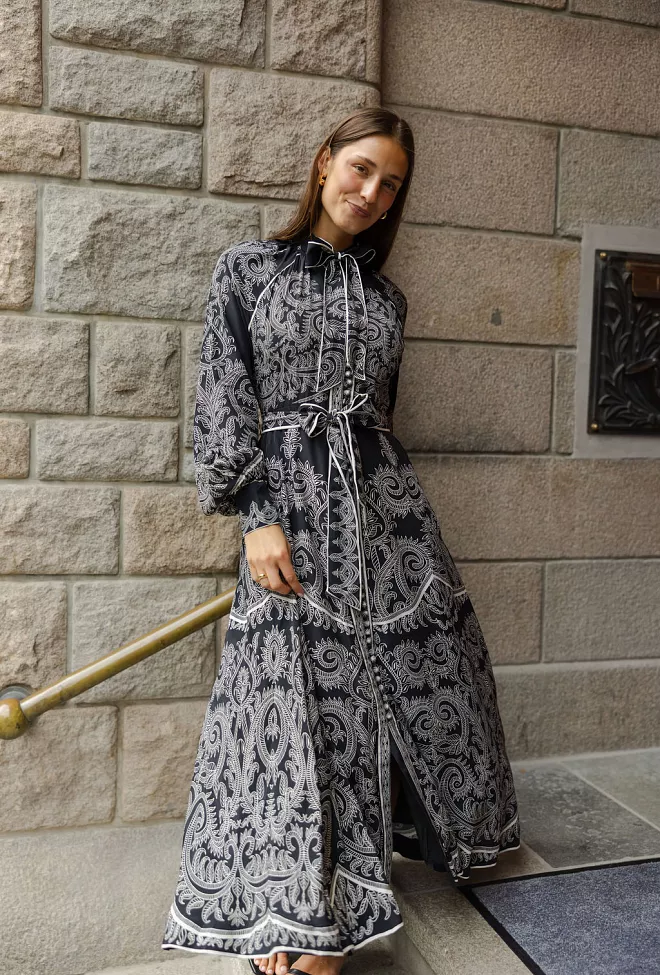 Scarlett Poppies Chiara Maxi Dress Onyx Black Medici kjole 11