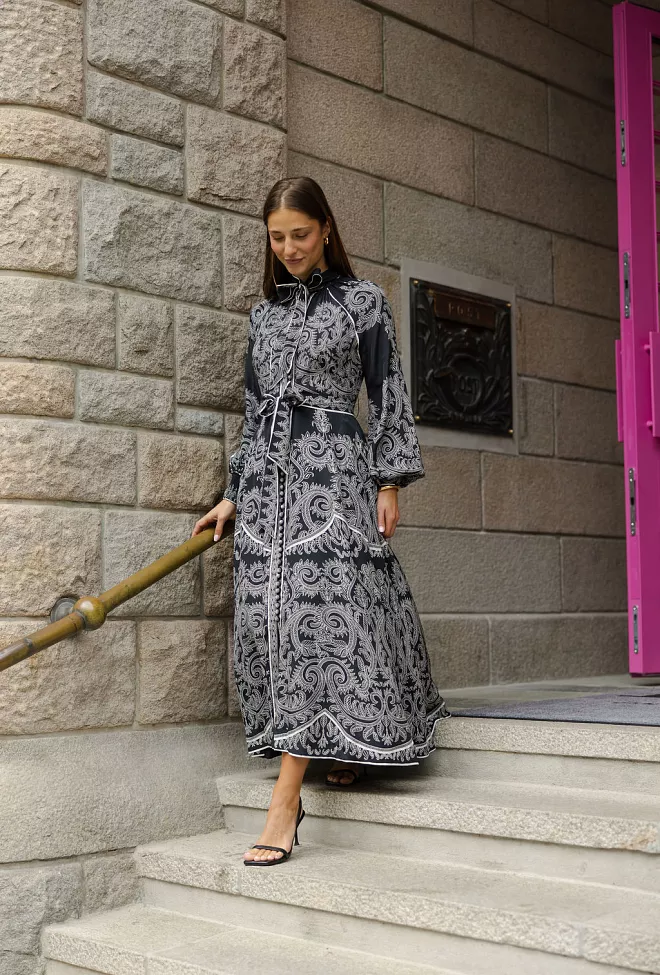 Scarlett Poppies Chiara Maxi Dress Onyx Black Medici kjole 9