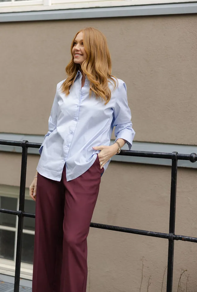 Hiil studio Gossip Shirt Light Blue skjorte