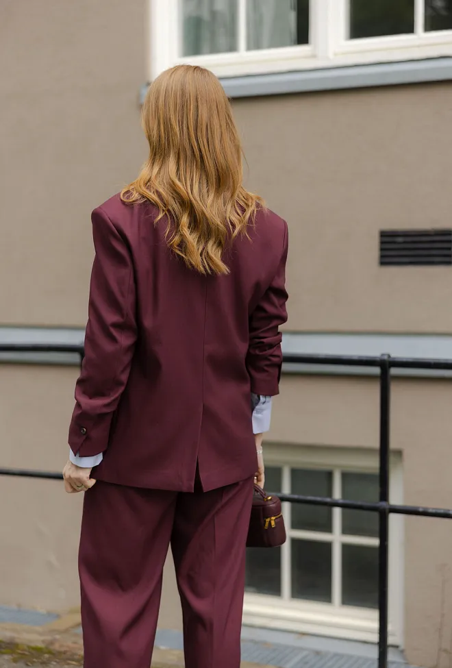 Hiil studio Mia Blazer Bordeaux dressjakke 6