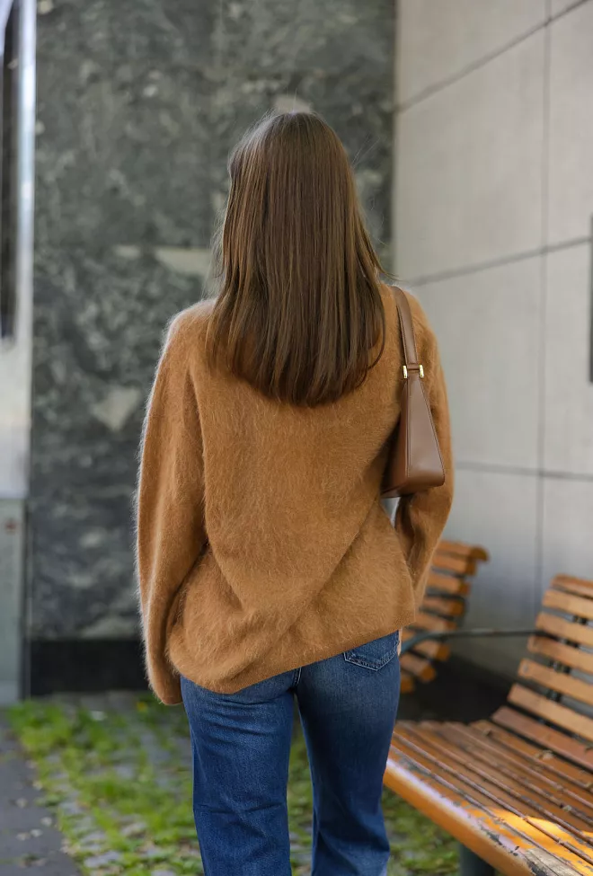 Carma Collection Ingfrida Cashmere Ls Knit Earth kasjmirgenser 7