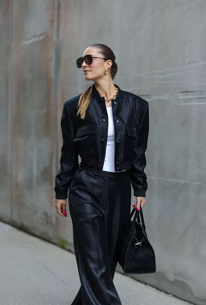 Carma collection Synne Jacket Shiny Black jakke 7