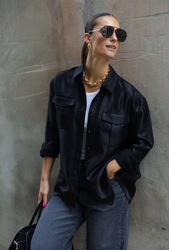 Carma collection Tanya Shirt Black skjorte 8