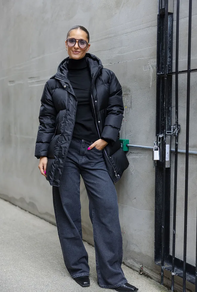 Carma Collection Sissel Short Puffer Black dunjakke