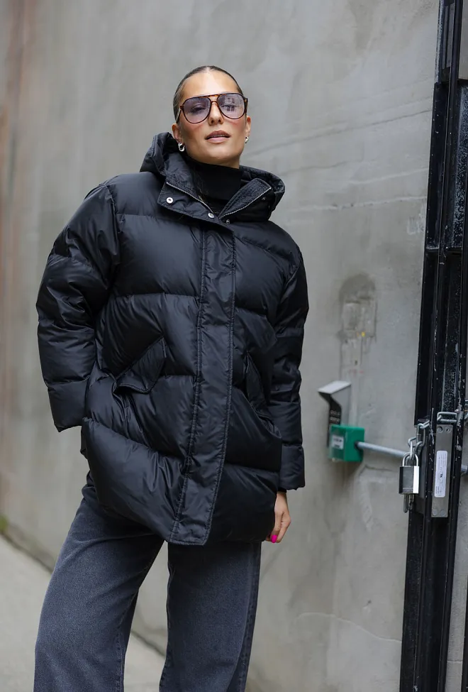 Carma Collection Sissel Short Puffer Black dunjakke 5