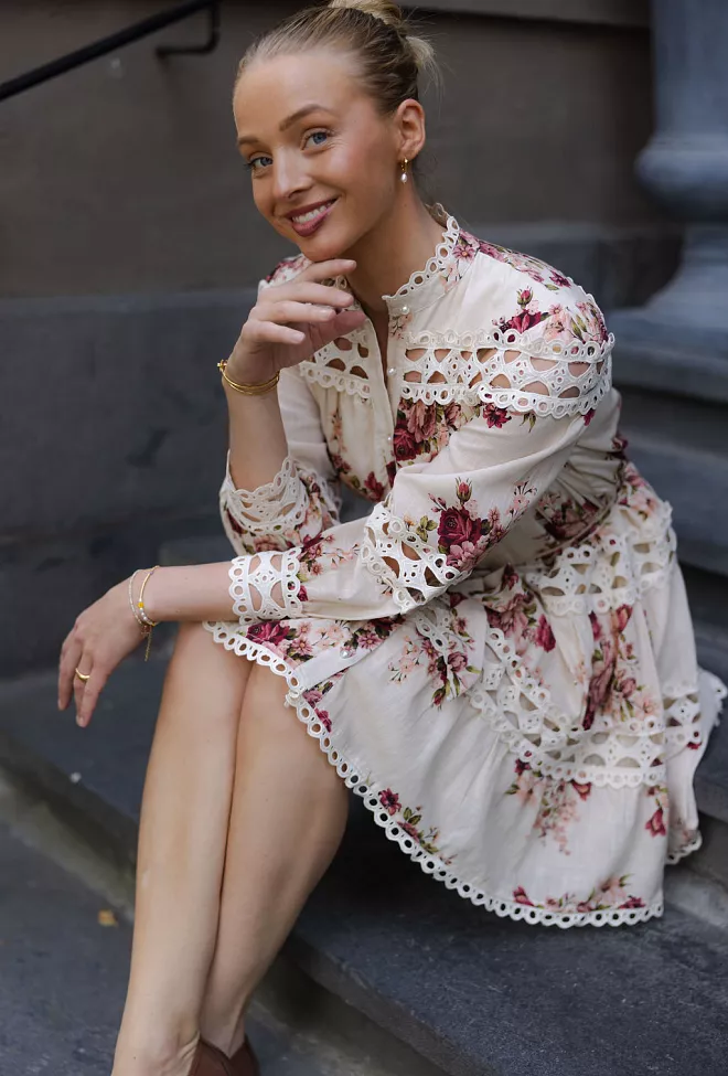 Nectar Gratitude Dress Roses kjole 3