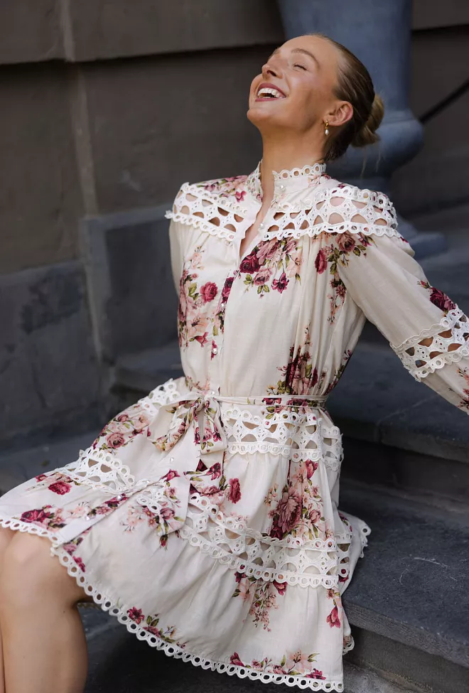 Nectar Gratitude Dress Roses kjole 8