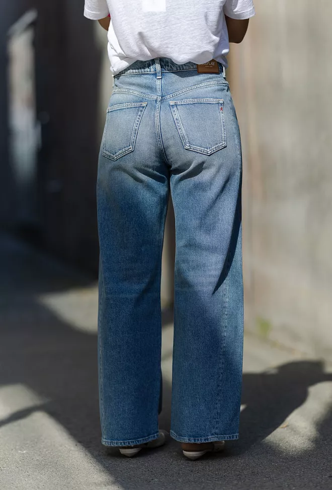 Replay Narja Pants Medium Blue Studs jeans 11