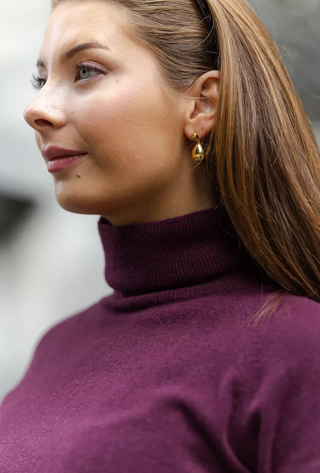 Lie Studio The Julie Earrings Gold øredobber 4