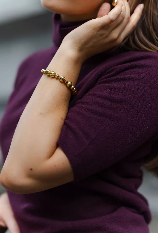Lie Studio The Elly Bracelet Gold armbånd 2