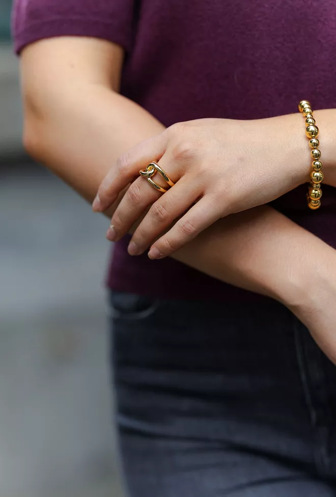 Lie Studio The Agnes Ring Gold ring
