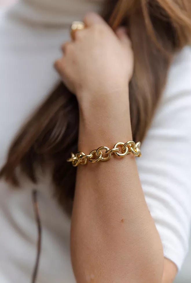 Lie Studio The Marianne Bracelet Gold armbånd 3