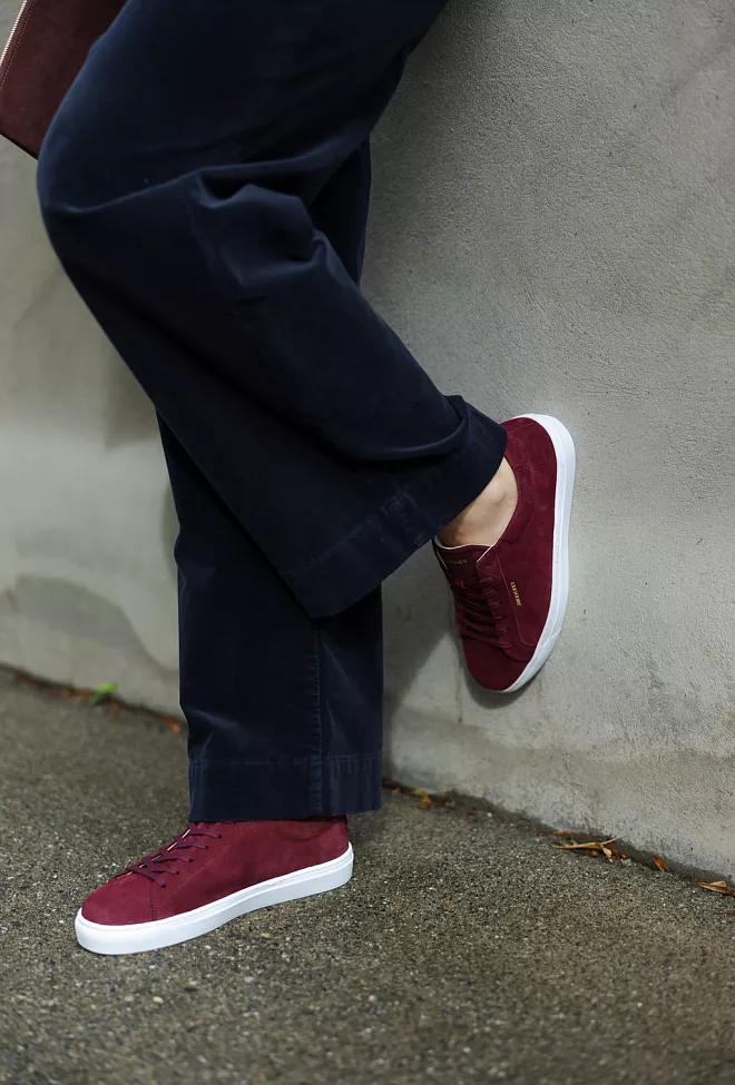 Jim Rickey Spin Suede Sneakers Burgundy sko 4