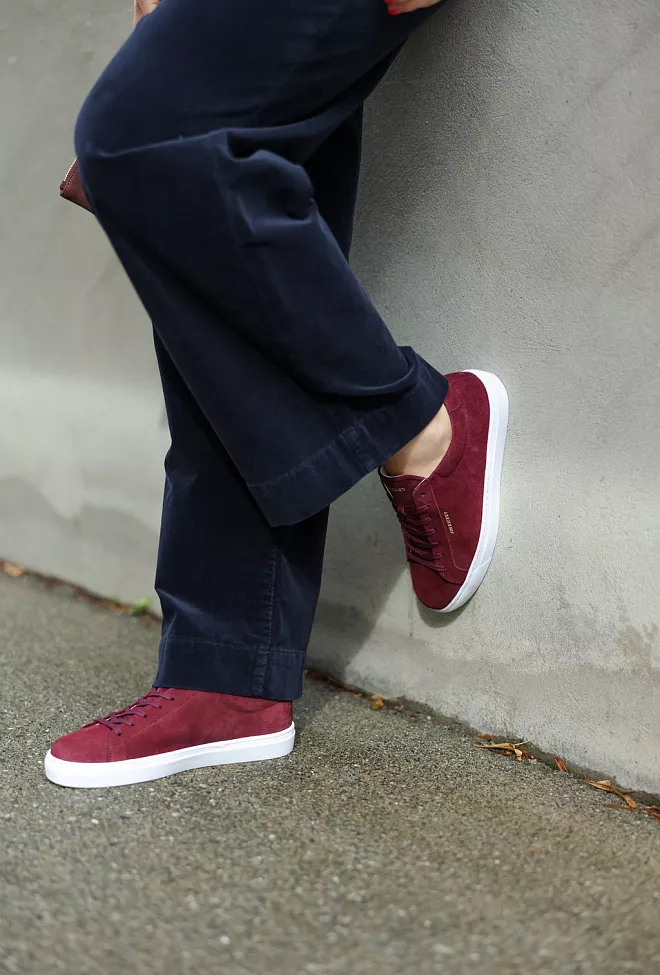 Jim Rickey Spin Suede Sneakers Burgundy sko 2