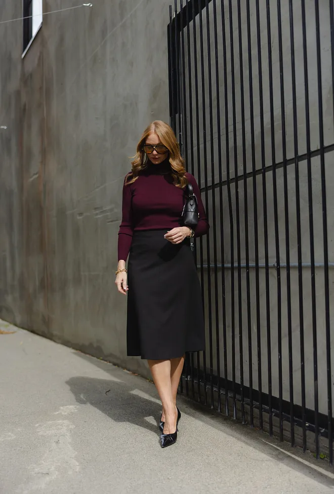 Hiil studio Mia Skirt Black skjørt 2
