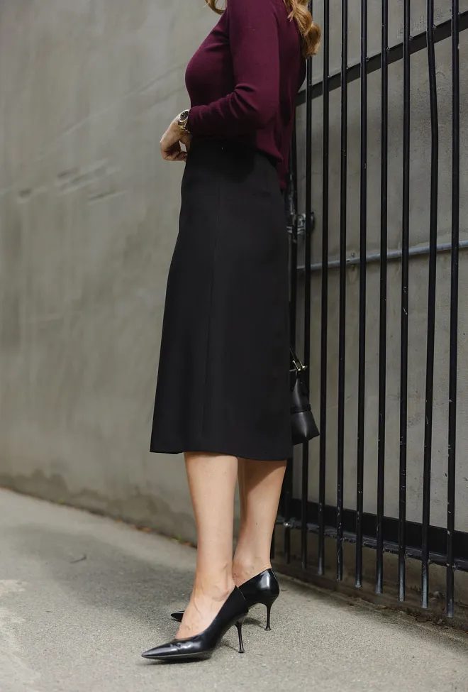 Hiil studio Mia Skirt Black skjørt 3
