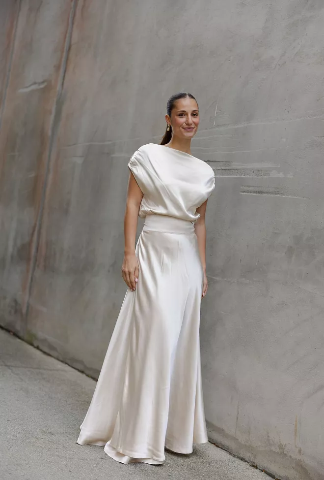 Viveh Hazel Skirt Champagne skjørt 3