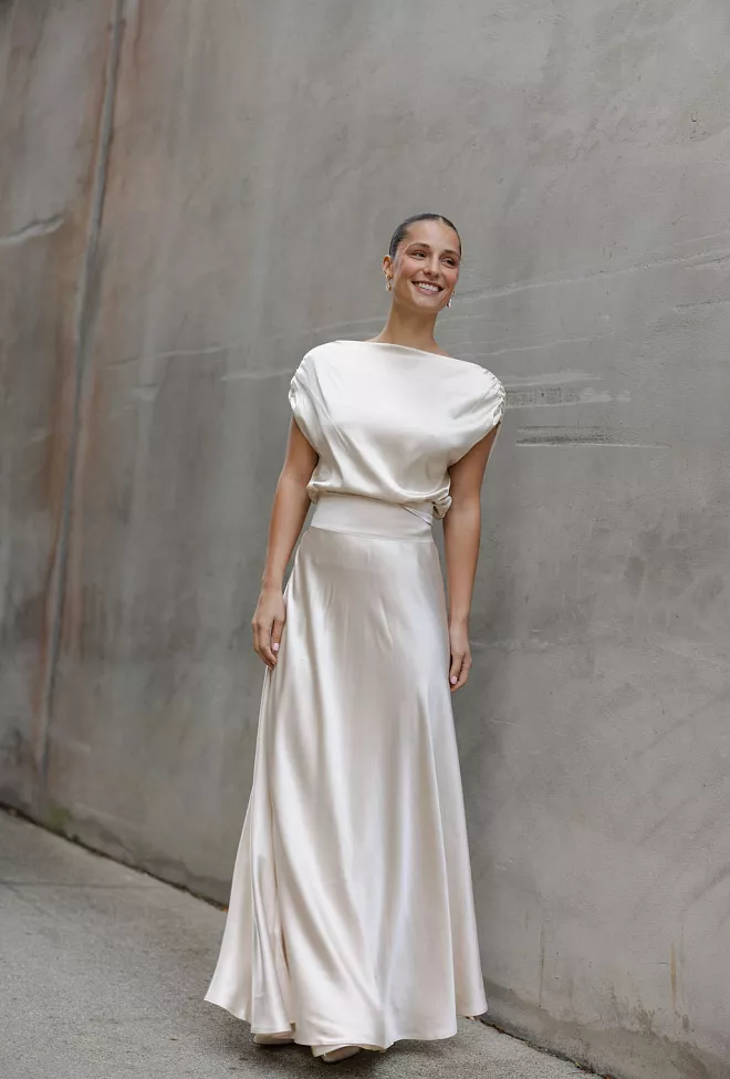 Viveh Hazel Skirt Champagne skjørt 4