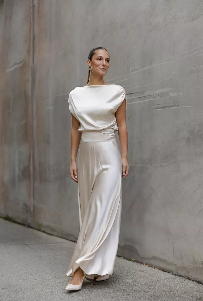 Viveh Hazel Skirt Champagne skjørt 2