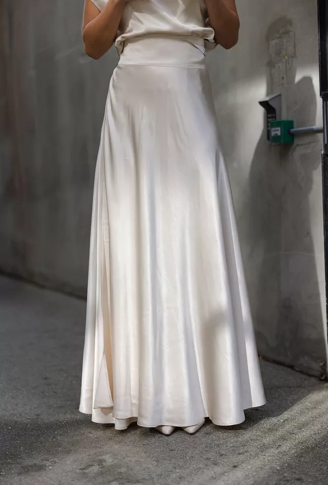 Viveh Hazel Skirt Champagne skjørt