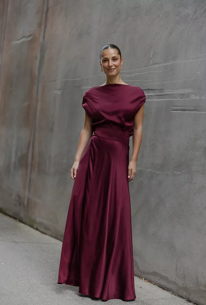 Viveh Adhara Top Burgundy topp 4