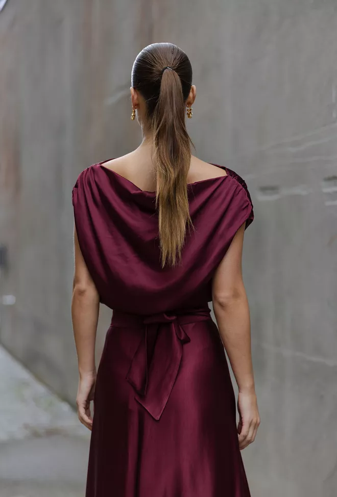 Viveh Adhara Top Burgundy topp 8