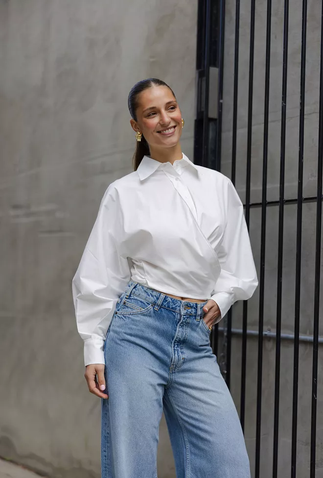 Viveh Shaula Shirt Coconut Milk skjorte