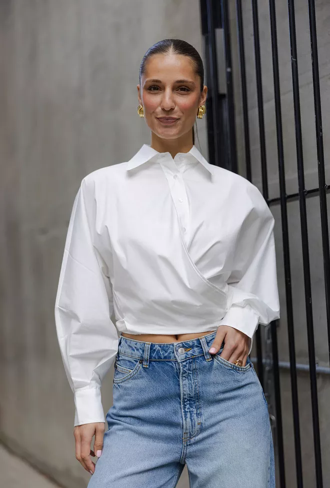 Viveh Shaula Shirt Coconut Milk skjorte 3