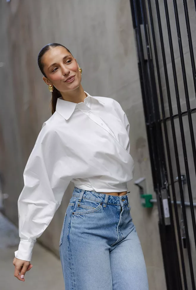 Viveh Shaula Shirt Coconut Milk skjorte 4