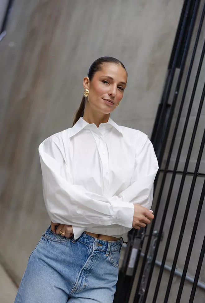 Viveh Shaula Shirt Coconut Milk skjorte 5
