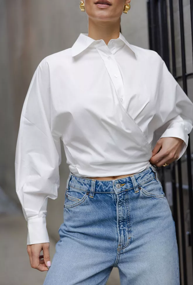 Viveh Shaula Shirt Coconut Milk skjorte 6