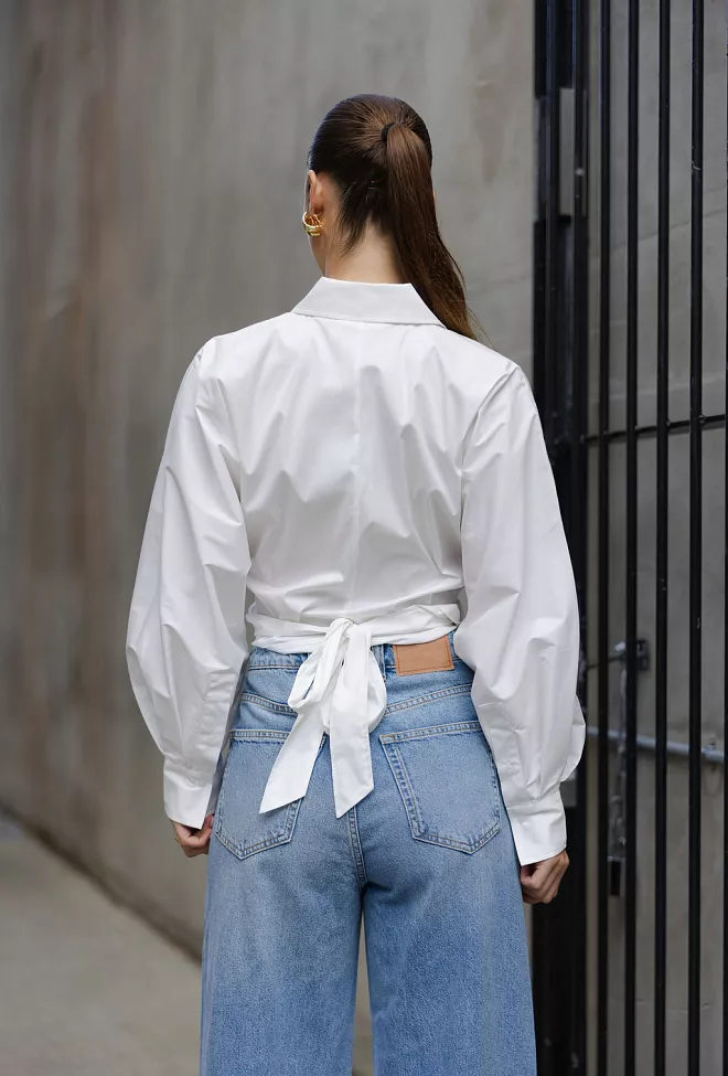 Viveh Shaula Shirt Coconut Milk skjorte 8