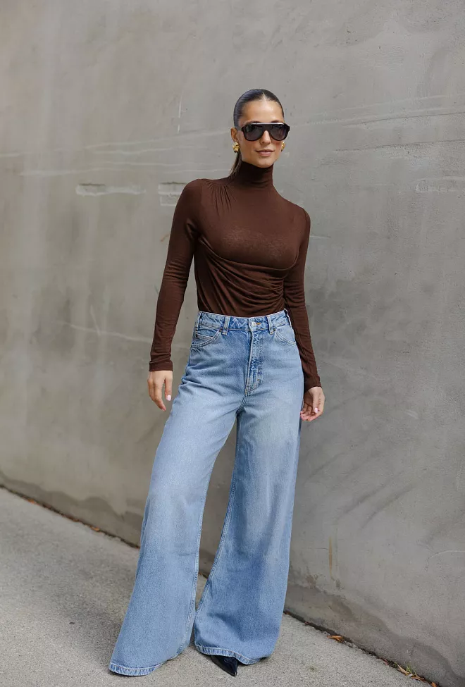 Viveh Alcor Blouse Walnut genser