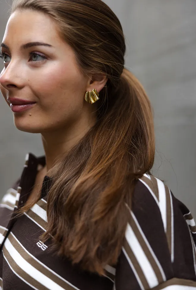 Twist&Tango Portici Earrings Gold Plated øredobber 