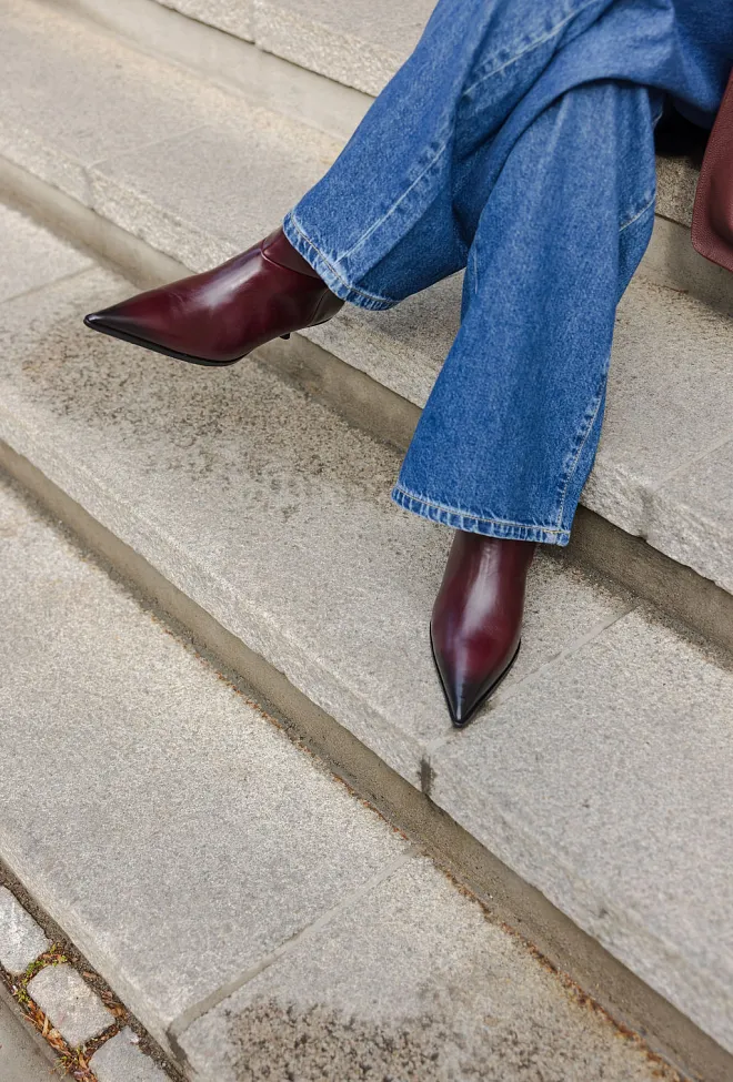 Munthe Lemma Boots Bordeaux ankelstøvletter 6