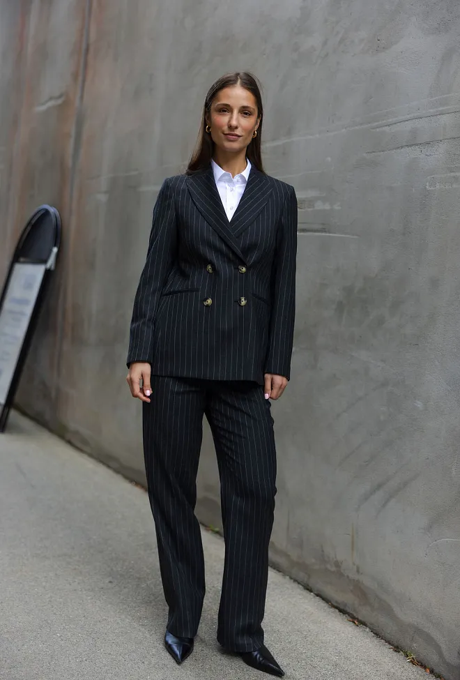  SAND Solene Blazer Graphite Grey dressjakke 2