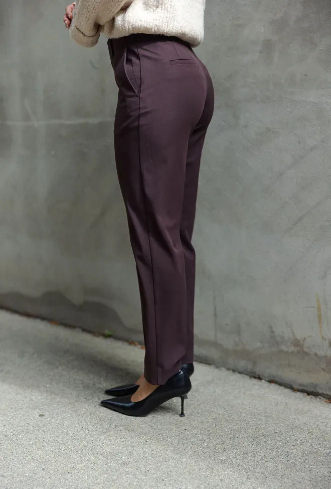 Five Units Julia FV Ankle 053 Deep Garnet dressbukse 3