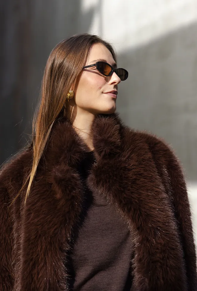 Otra Lulu Dark Chocolate Brown solbriller 5